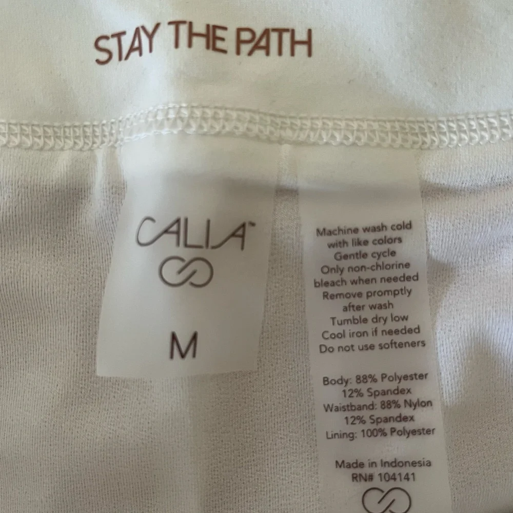 Calia White Women's Performance Shorts - Picture 3 of 5